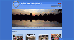 Desktop Screenshot of angkor-travels.com