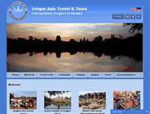 Tablet Screenshot of angkor-travels.com